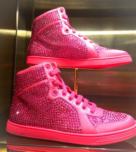 hot pink gucci high tops|gucci high tops women's.